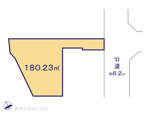 G00348697 神奈川県厚木市林２丁目 土地 1180万円【区画図】