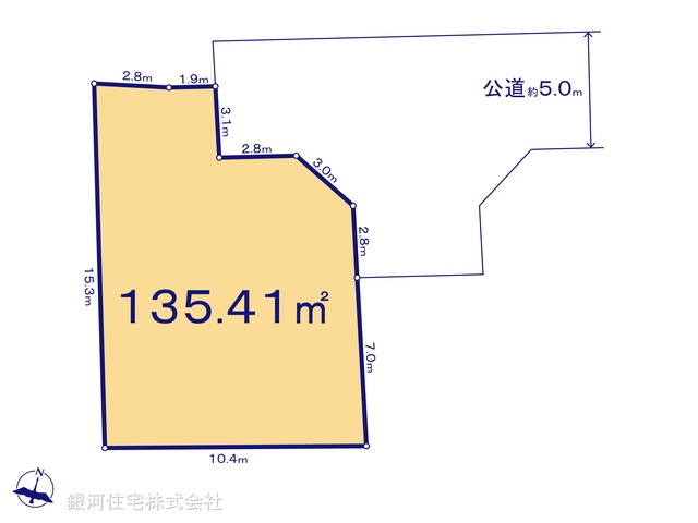 G00348898 神奈川県愛甲郡愛川町中津 土地(建築条件付土地) 1330万円【区画図】