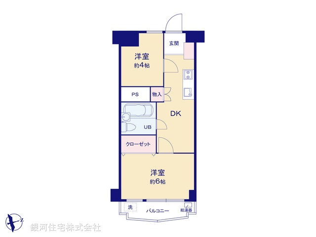 G00354332 埼玉県川口市川口４丁目 中古マンション 1760万円【間取図】
