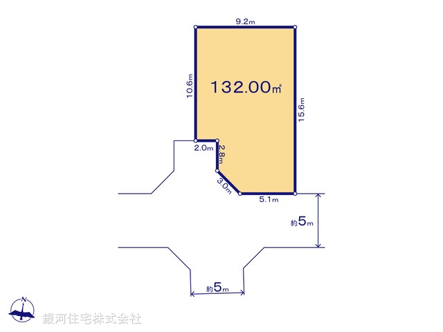 G00361795 神奈川県小田原市栢山 土地 1990万円【区画図】
