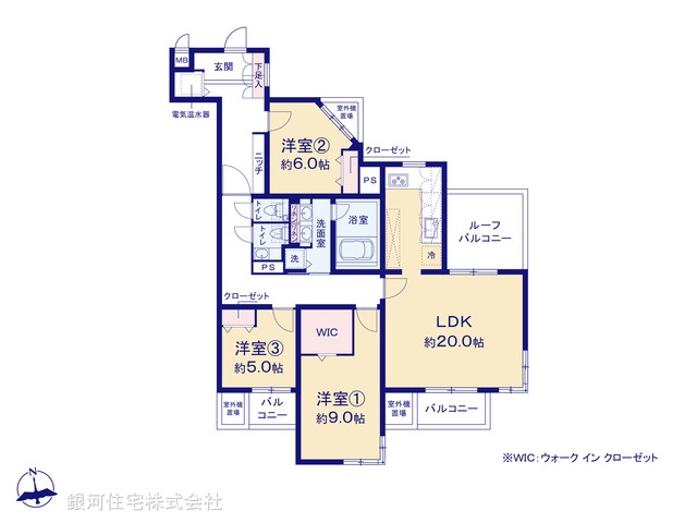 G00364409 東京都目黒区中目黒４丁目 中古マンション 1億6990万円【間取図】