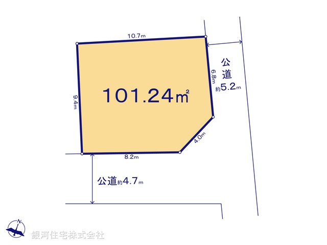 G00365034 神奈川県愛甲郡愛川町中津 土地(建築条件付土地) 880万円【区画図】