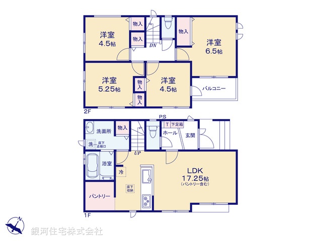 G00366252 埼玉県川口市大字安行小山 新築一戸建て 3690万円【間取図】
