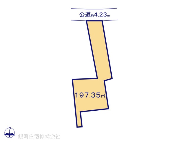 G00366727 神奈川県小田原市小八幡３丁目 土地 1560万円【区画図】
