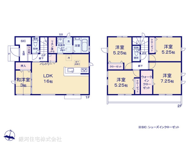 G00367884 東京都八王子市石川町 新築一戸建て 4399万円【間取図】