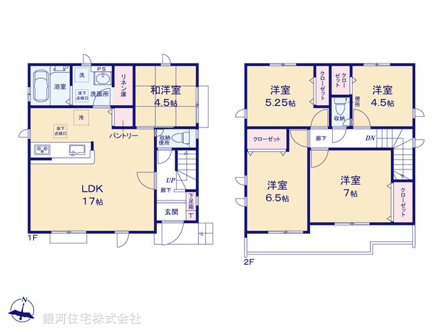 G00367886 東京都八王子市石川町 新築一戸建て 4399万円【間取図】