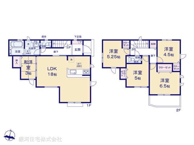 G00367887 東京都八王子市石川町 新築一戸建て 3699万円【間取図】