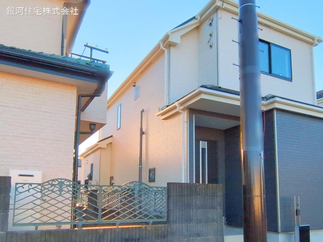 G00368208 千葉県船橋市三山６丁目 新築一戸建て 2890万円 土地面積107.74m² (約32.59坪) 建物面積97.71m² (約29.55坪) 間取り４ＬＤＫ 築年月2024年10月(築１年以内)【外観14】