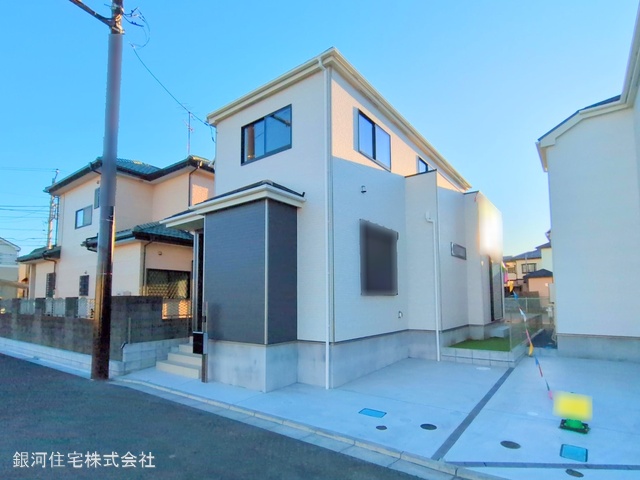 G00368208 千葉県船橋市三山６丁目 新築一戸建て 2890万円 土地面積107.74m² (約32.59坪) 建物面積97.71m² (約29.55坪) 間取り４ＬＤＫ 築年月2024年10月(築１年以内)【外観16】