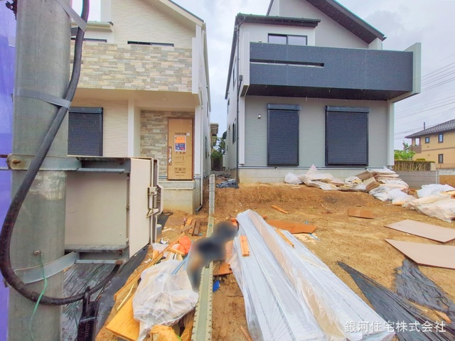 G00368237 千葉県四街道市旭ヶ丘４丁目 新築一戸建て 3180万円 土地面積124.74m² (約37.73坪) 建物面積100.19m² (約30.30坪) 間取り４ＬＤＫ 築年月2025年06月【外観4】