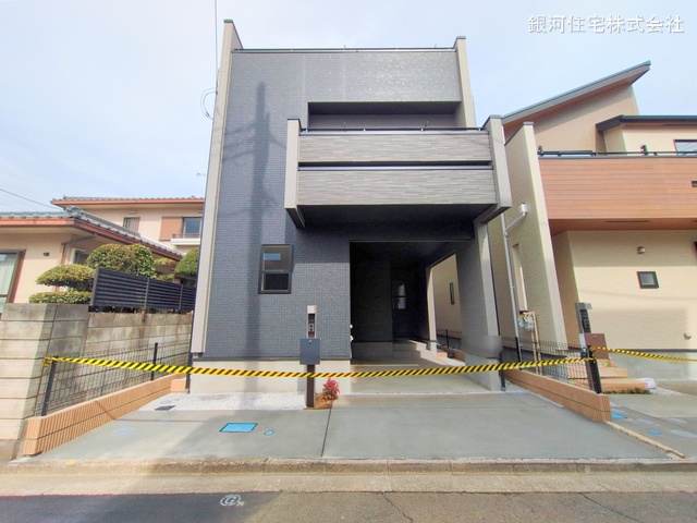 G00368250 埼玉県川越市旭町３丁目 新築一戸建て 3890万円 土地面積74.55m² (約22.55坪) 建物面積114.67m² (約34.68坪) 間取り４ＬＤＫ 築年月2025年02月(築１年以内)【外観17】