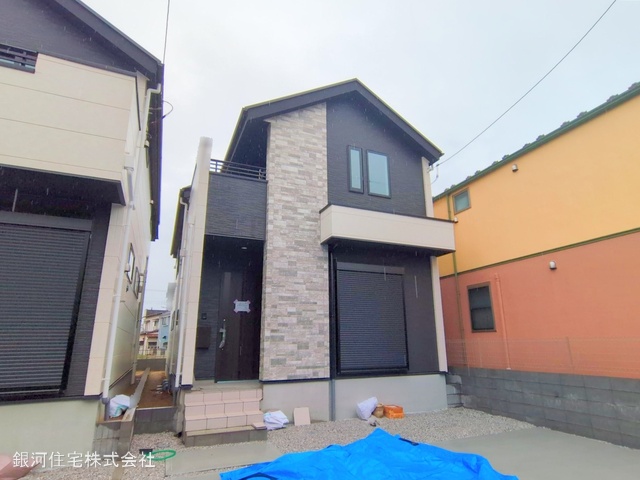 G00368283 東京都府中市四谷３丁目 新築一戸建て 6090万円 土地面積140.67m² (約42.55坪) 建物面積104.98m² (約31.75坪) 間取り４ＬＤＫ 築年月2025年05月【外観7】