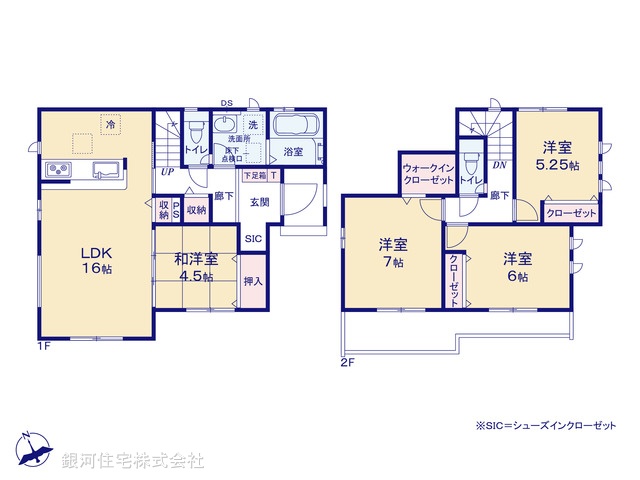 G00368872 千葉県船橋市大穴南３丁目 新築一戸建て 3390万円【間取図】