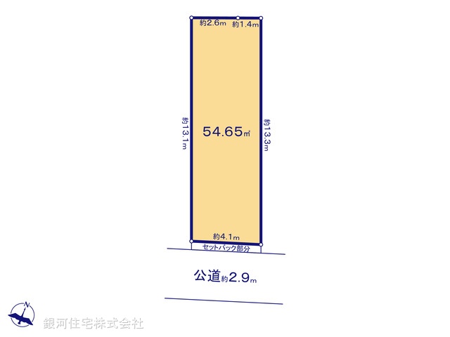G00368896 神奈川県横浜市中区野毛町３丁目 土地 7180万円【区画図】