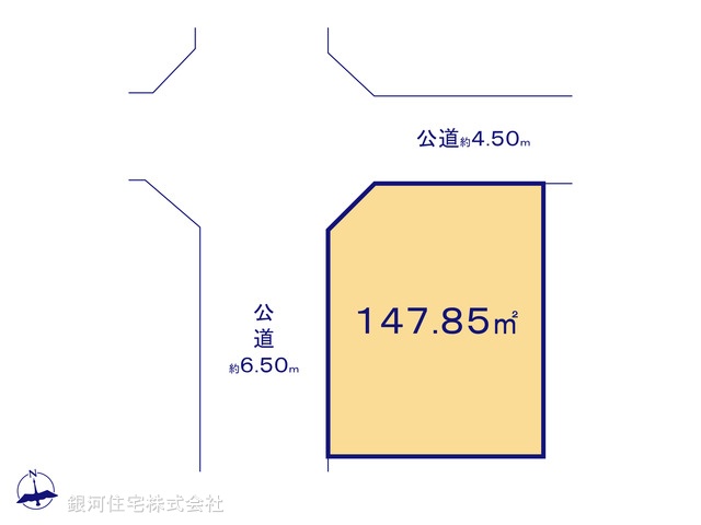G00368898 神奈川県横浜市南区別所中里台 土地 3680万円【区画図】