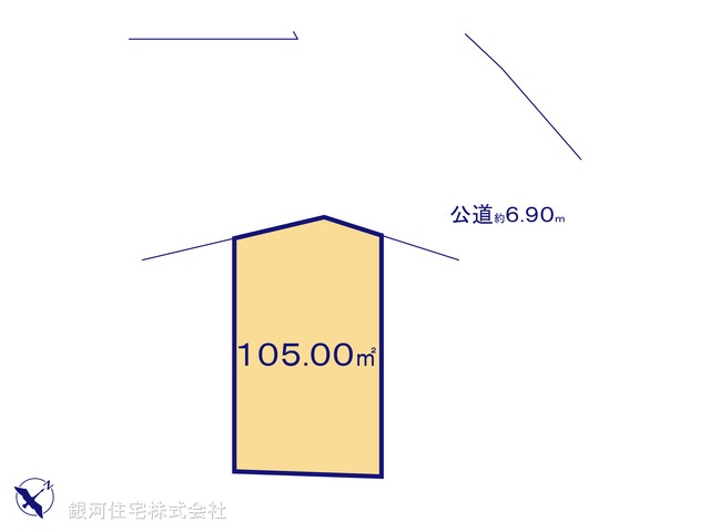G00369154 神奈川県横浜市南区大岡４丁目 土地 4480万円【区画図】
