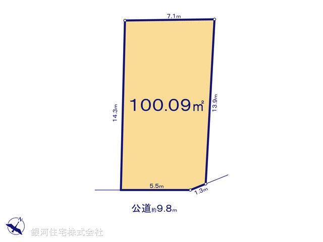 G00370291 千葉県千葉市稲毛区穴川町 土地 2748万円【区画図】