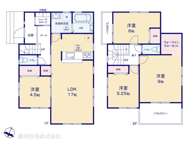 G00370423 埼玉県さいたま市西区大字中野林 新築一戸建て 3380万円【間取図】