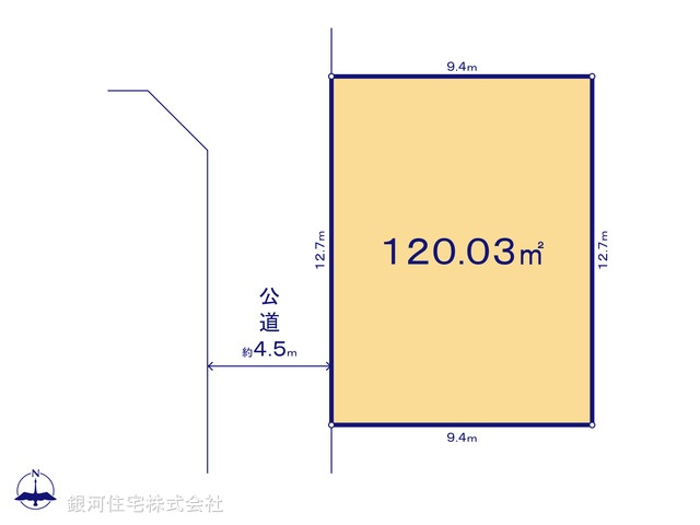 G00370645 神奈川県平塚市纒 土地 2280万円【区画図】