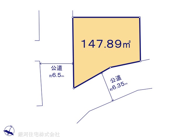 G00370698 神奈川県横浜市南区別所中里台 土地 3680万円【区画図】