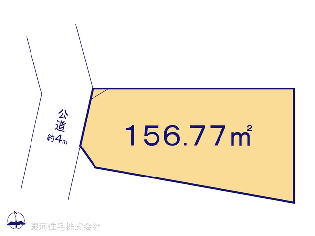 G00370994 神奈川県小田原市栢山 土地 1530万円【区画図】