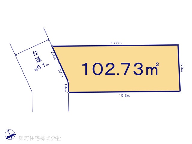 G00371249 神奈川県横浜市南区永田東２丁目 土地 4080万円【区画図】