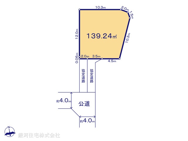 G00372174 埼玉県さいたま市南区大字広ヶ谷戸 土地 2980万円【区画図】