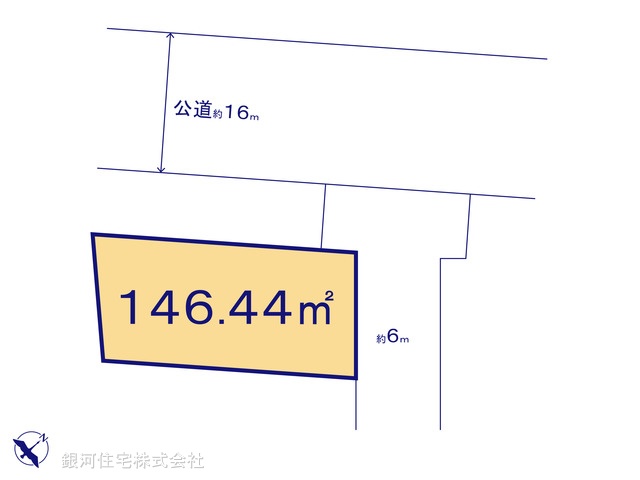 G00372317 埼玉県久喜市大字西 土地 1380万円【区画図】
