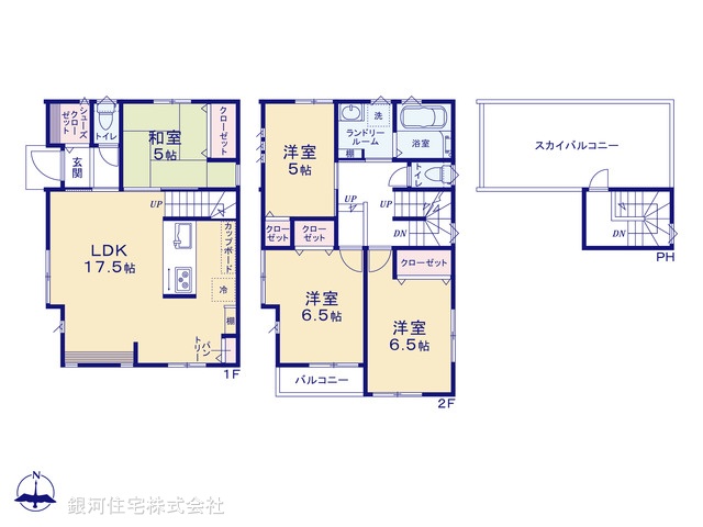 G00372379 埼玉県川口市大字伊刈 新築一戸建て 4480万円【間取図】