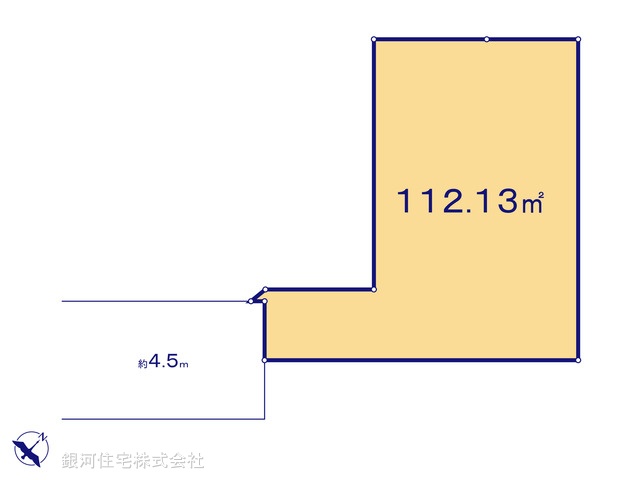 G00372875 神奈川県相模原市中央区共和３丁目 土地 2880万円【区画図】