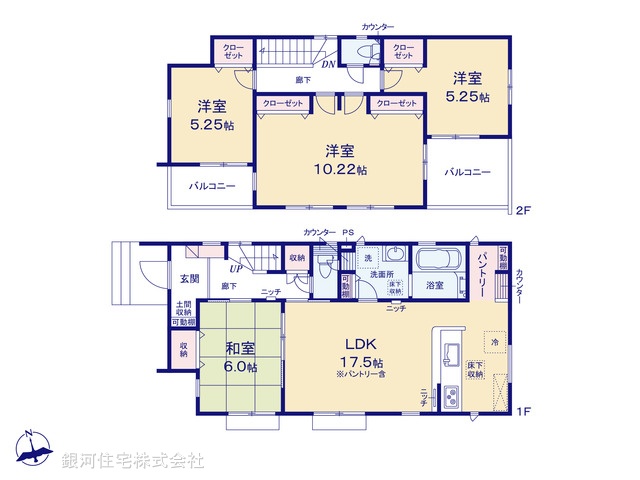 G00372999 埼玉県深谷市国済寺 新築一戸建て 3390万円【間取図】
