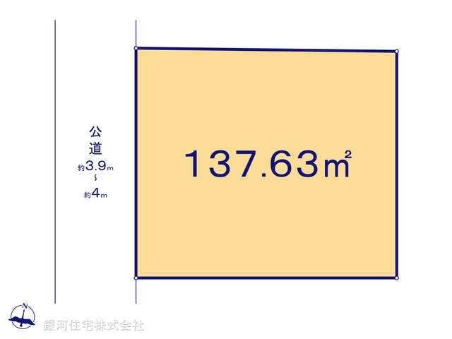 G00373054 神奈川県横浜市戸塚区深谷町 土地 2490万円【区画図】