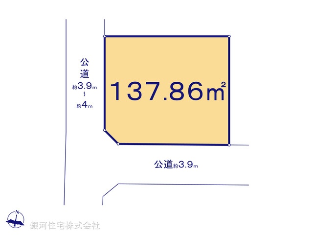 G00373055 神奈川県横浜市戸塚区深谷町 土地 2790万円【区画図】