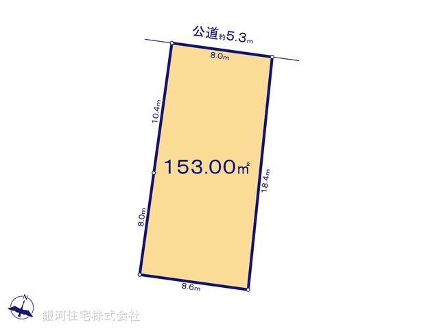 G00373233 埼玉県比企郡川島町大字中山 土地(建築条件付土地) 730万円【区画図】