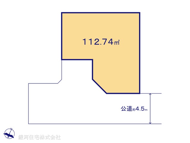 G00373334 神奈川県小田原市酒匂２丁目 土地 1640万円【区画図】