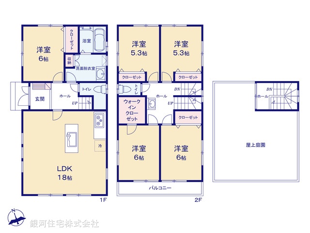 G00373354 埼玉県春日部市備後東７丁目 新築一戸建て 3980万円【間取図】