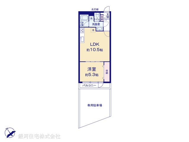 G00373409 東京都大田区大森北４丁目 中古マンション 3090万円【間取図】