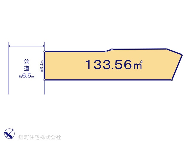G00373432 神奈川県横浜市港南区上永谷５丁目 土地 3780万円【区画図】