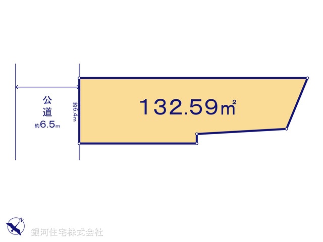 G00373433 神奈川県横浜市港南区上永谷５丁目 土地 3880万円【区画図】