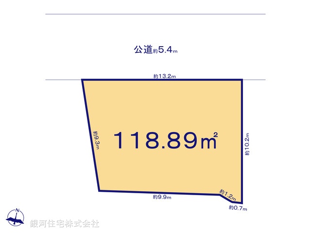 G00373451 東京都世田谷区若林２丁目 土地 2億1000万円【区画図】