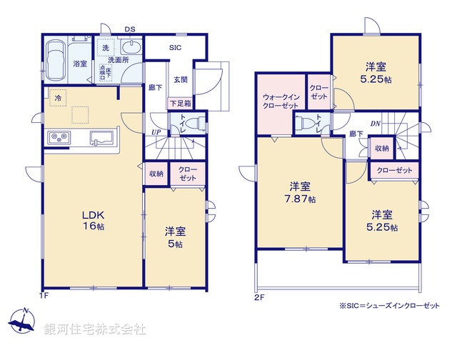 G00373497 埼玉県さいたま市見沼区大字南中野 新築一戸建て 4140万円【間取図】