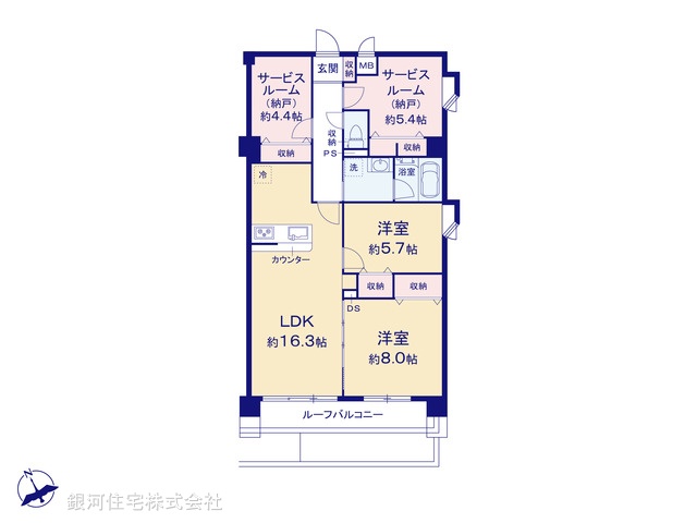 G00373506 神奈川県横浜市保土ヶ谷区岩崎町 中古マンション 3080万円【間取図】