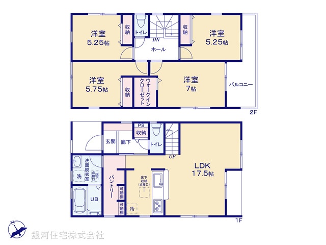 G00373515 千葉県千葉市緑区あすみが丘１丁目 新築一戸建て 3990万円【間取図】