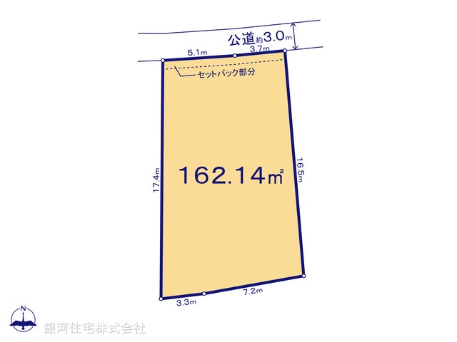 G00374324 千葉県八千代市萱田町 土地 1480万円【区画図】