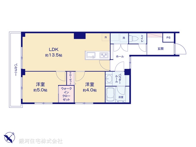 G00374713 東京都目黒区東山１丁目 中古マンション 8490万円【間取図】