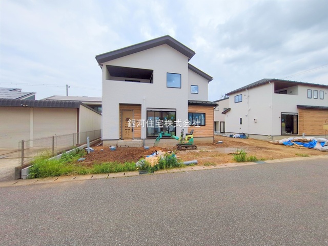 G00374751 千葉県木更津市羽鳥野５丁目 新築一戸建て 3899万円 土地面積217.82m² (約65.89坪) 建物面積112.79m² (約34.11坪) 間取り４ＬＤＫ 築年月2025年06月(築１年以内)【外観11】