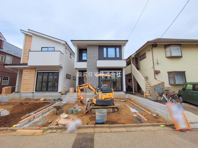 G00374952 千葉県船橋市習志野２丁目 新築一戸建て 4099万円 土地面積118.71m² (約35.90坪) 建物面積105.92m² (約32.04坪) 間取り３ＳＬＤＫ 築年月2025年08月【外観2】