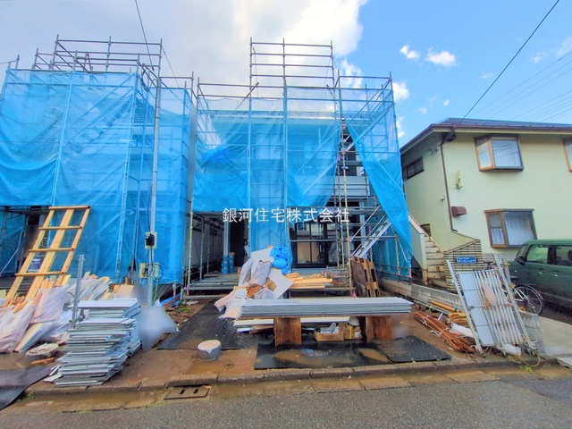 G00374952 千葉県船橋市習志野２丁目 新築一戸建て 4099万円 土地面積118.71m² (約35.90坪) 建物面積105.92m² (約32.04坪) 間取り３ＳＬＤＫ 築年月2025年08月【外観17】