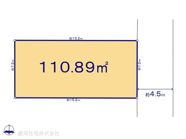 G00375085 神奈川県相模原市中央区清新６丁目 土地(建築条件付土地) 3000万円【区画図】