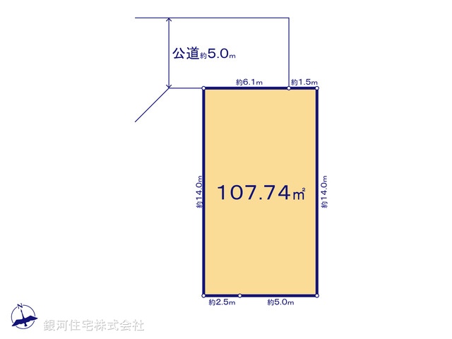 G00375091 神奈川県相模原市中央区淵野辺本町３丁目 土地(建築条件付土地) 2400万円【区画図】
